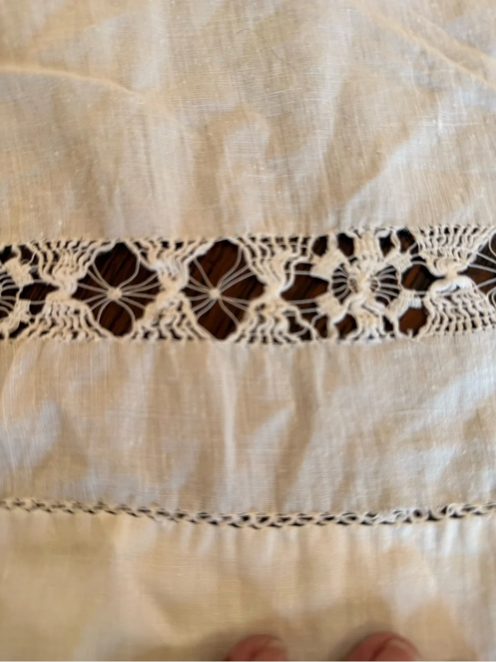 Battenberg Lace Throw 88 x 96